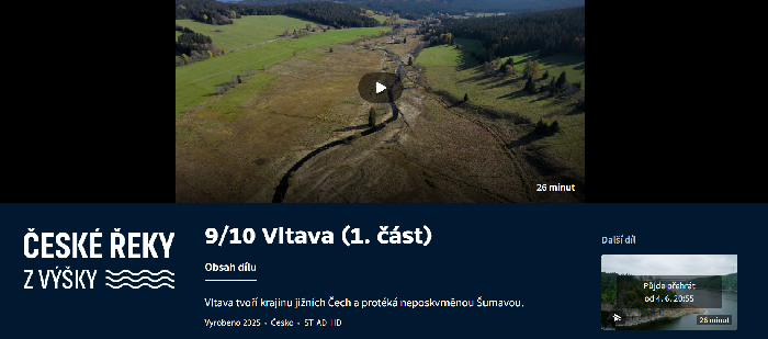 České řeky z výšky :: VORAŘSTVÍ nejen na Hladné